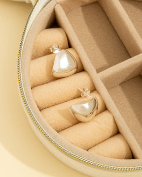Sterling Silver Oversized Dome Studs