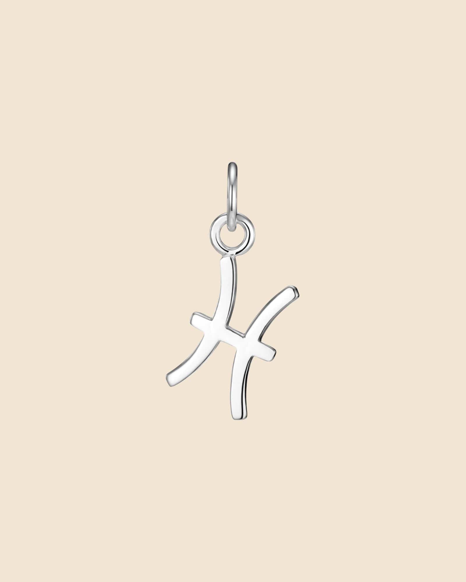 Sterling Silver Star Sign Pendants