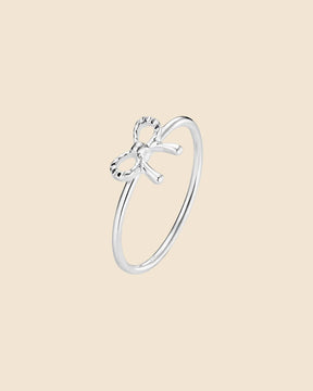 Sterling Silver Mini Bow Ring