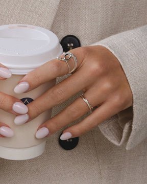 Sterling Silver Looped Ring