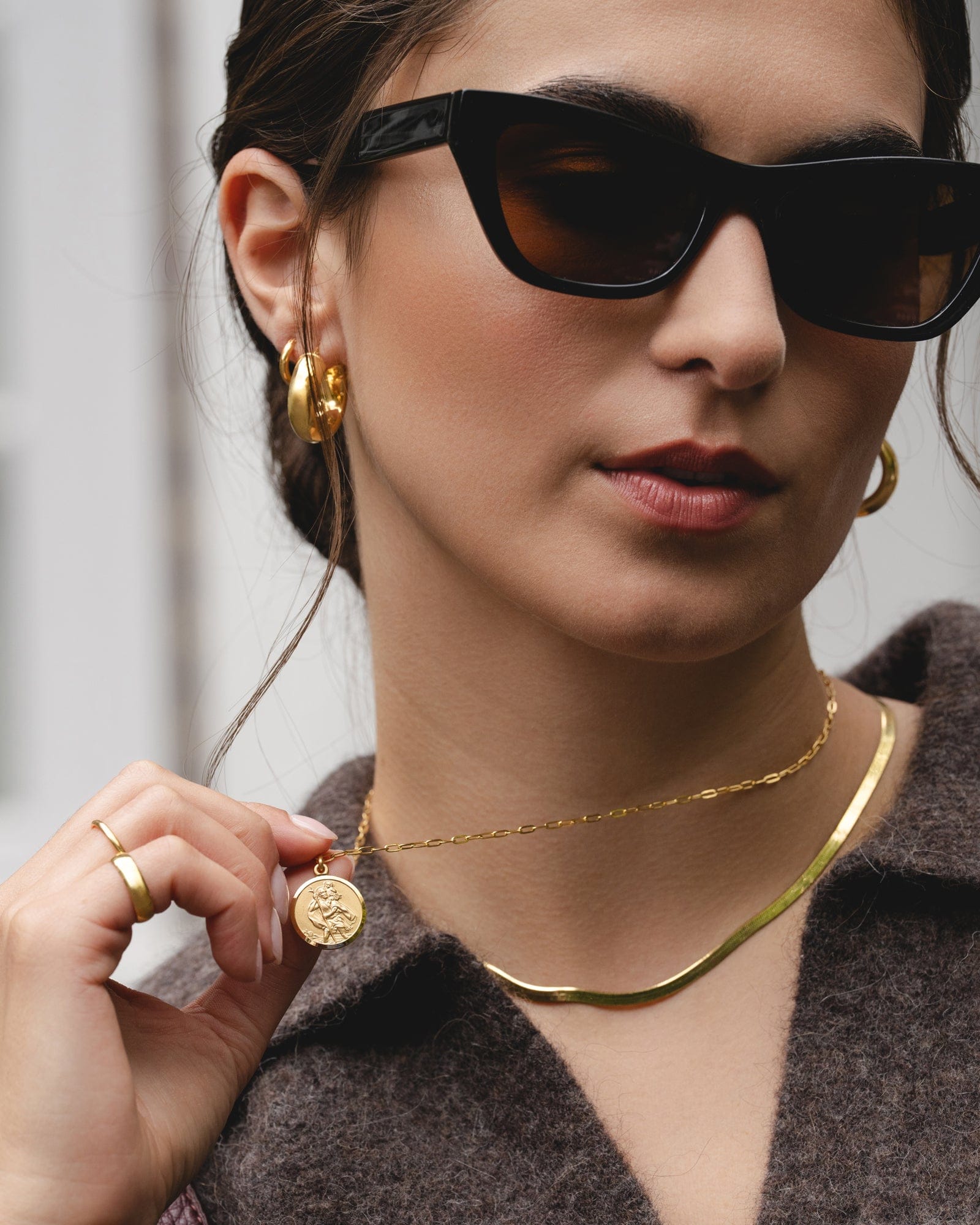 Gold Plated Flat Belcher Chain