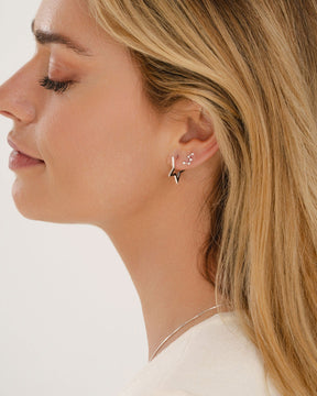 Sterling Silver and Cubic Zirconia Constellation Studs
