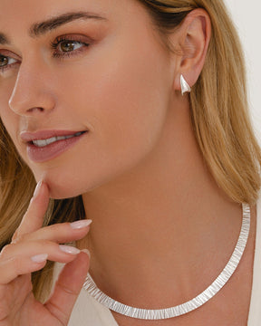 Sterling Silver Slick Studs