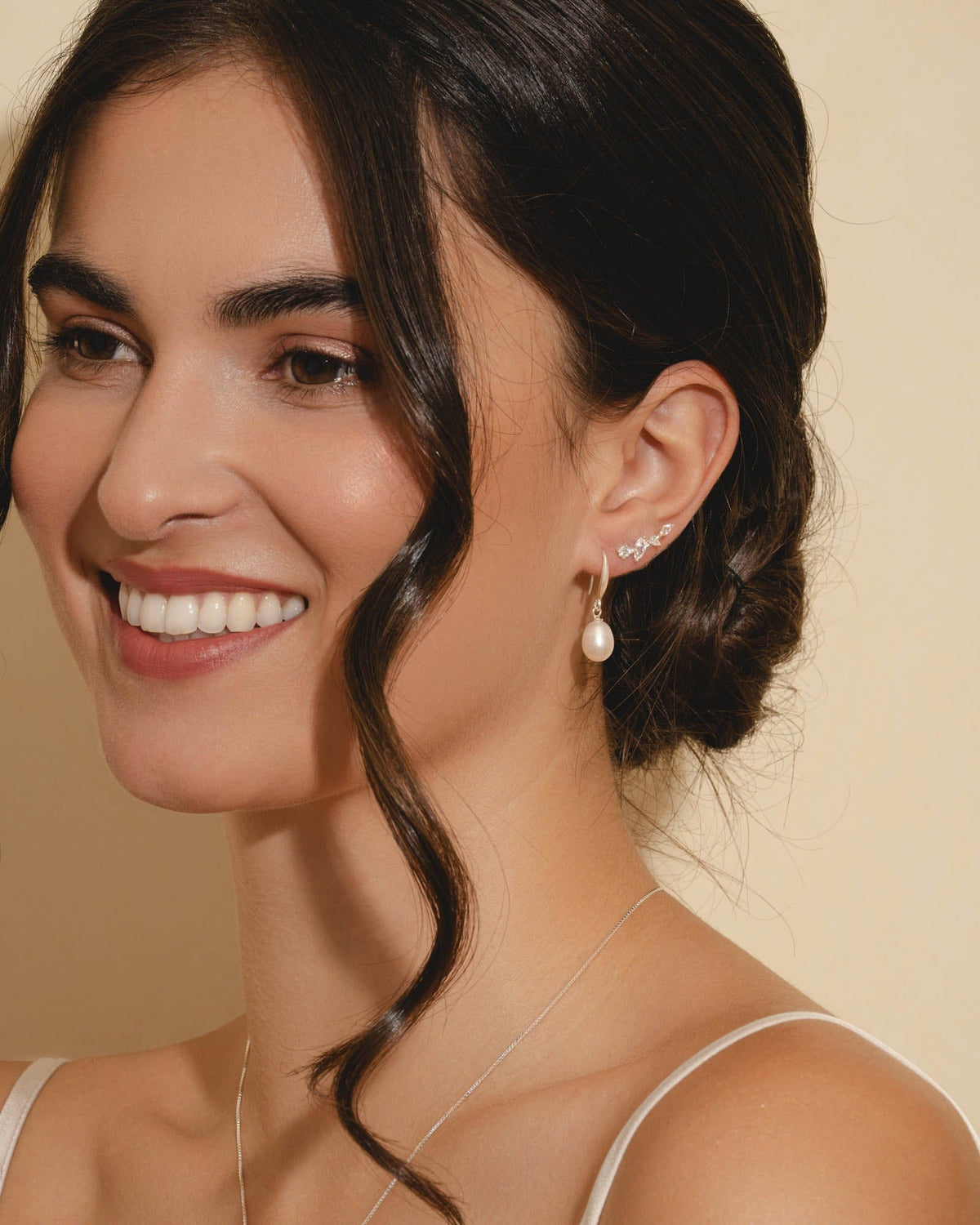Sterling Silver Freshwater Pearl Drop Earrings