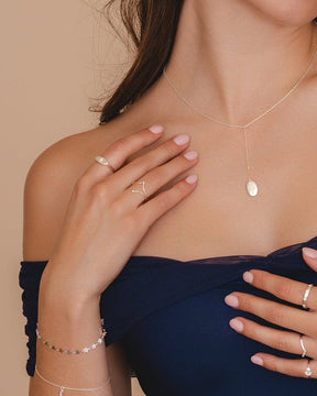 Cubic Zirconia North Star Oval Signet Ring