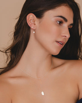 Sterling Silver and Cubic Zirconia North Star Studs