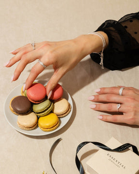 Sterling Silver and Cubic Zirconia Delicate Slider Bracelet