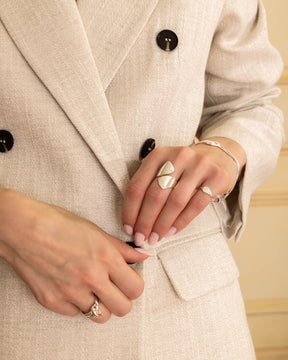 Sterling Silver Chunky Wrap Ring