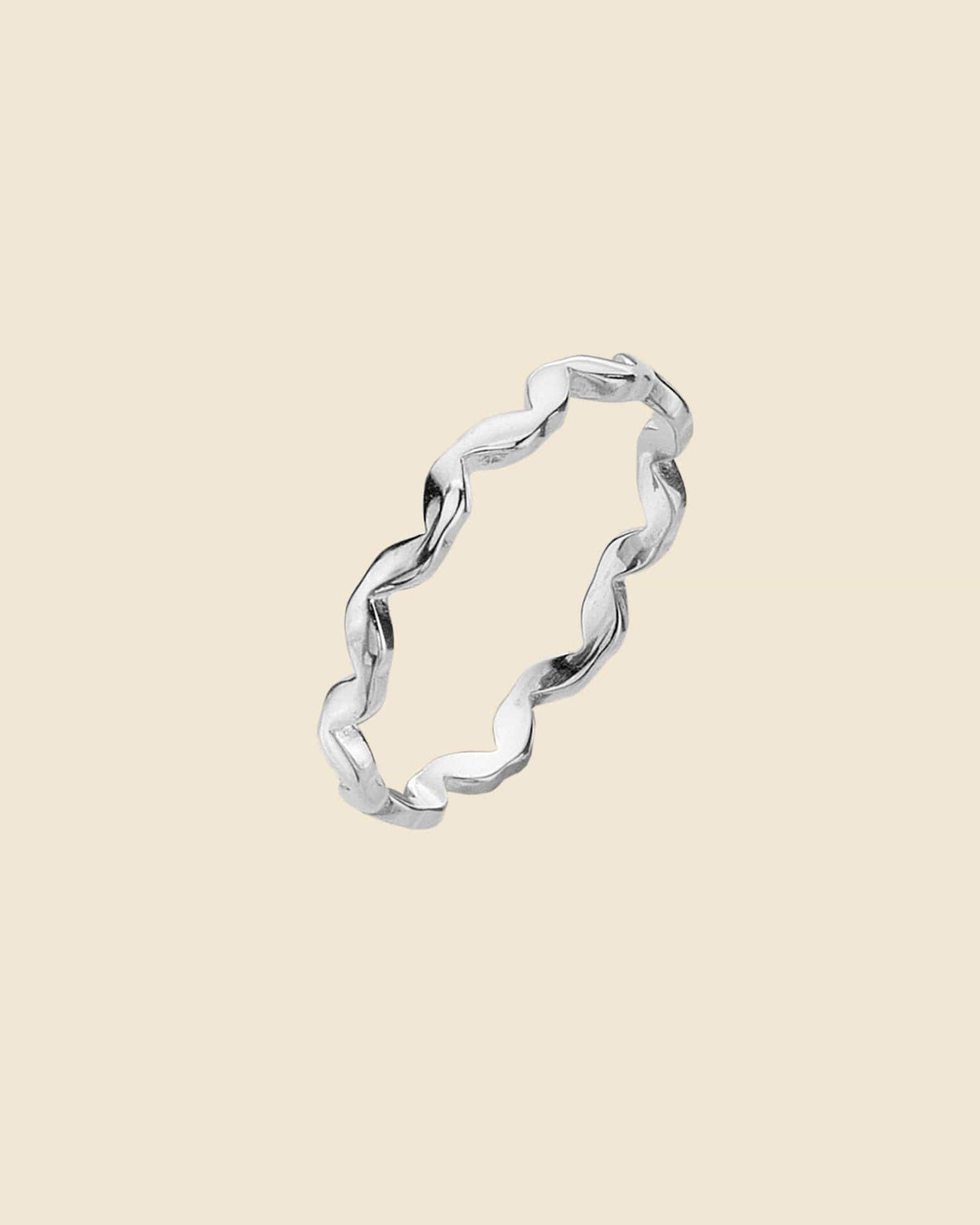 Sterling Silver Twist Ring