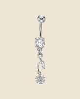 Surgical Steel Looping Marigold Navel Bar