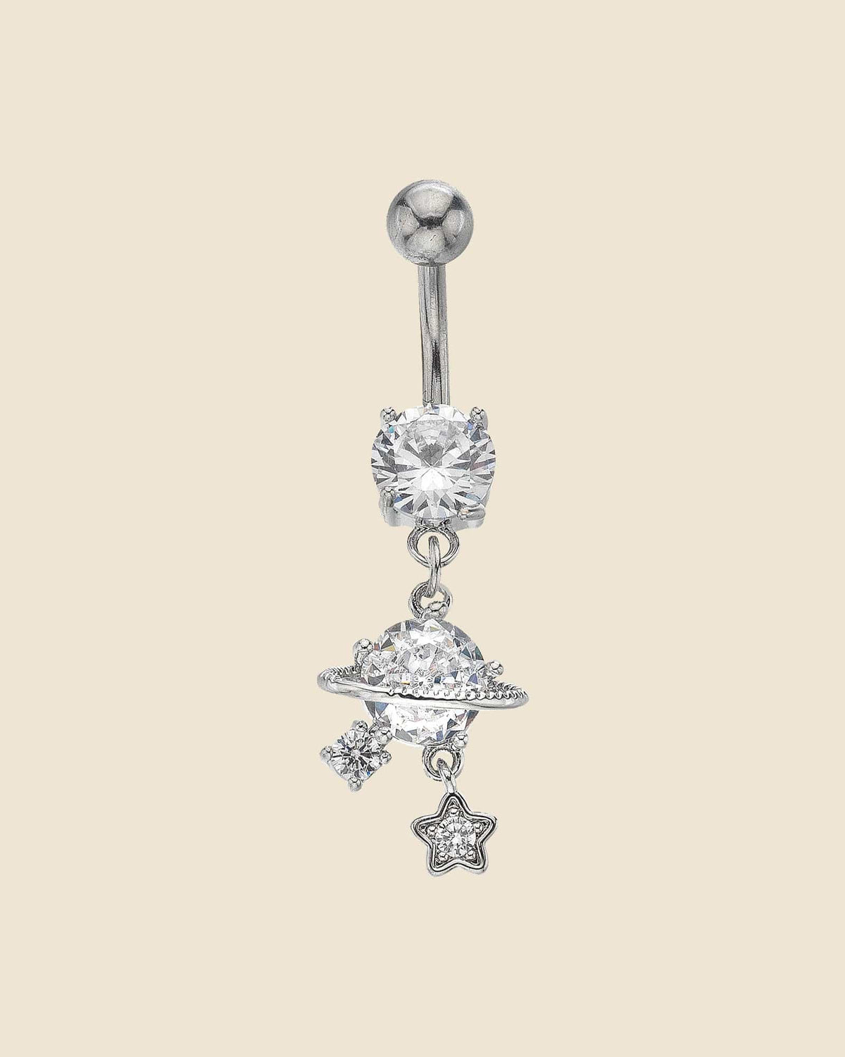 Surgical Steel Celestial Navel Bar