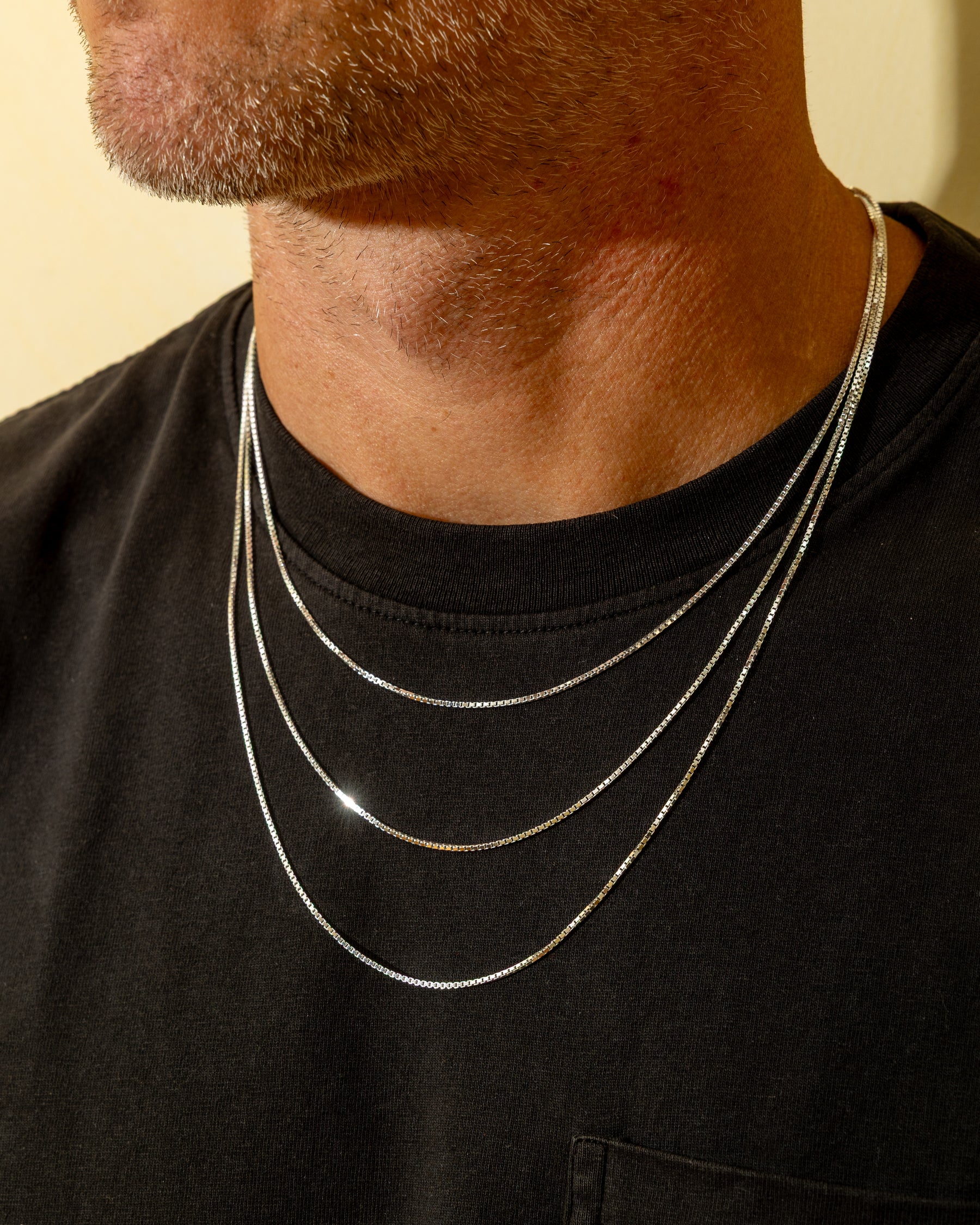 Sterling Silver Medium Box Chain