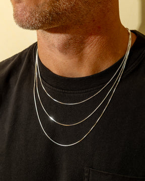 Sterling Silver Medium Box Chain