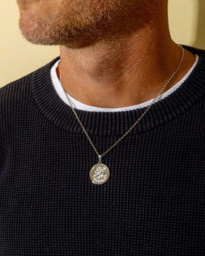 Rhodium Plated Sterling Silver Belcher Chain