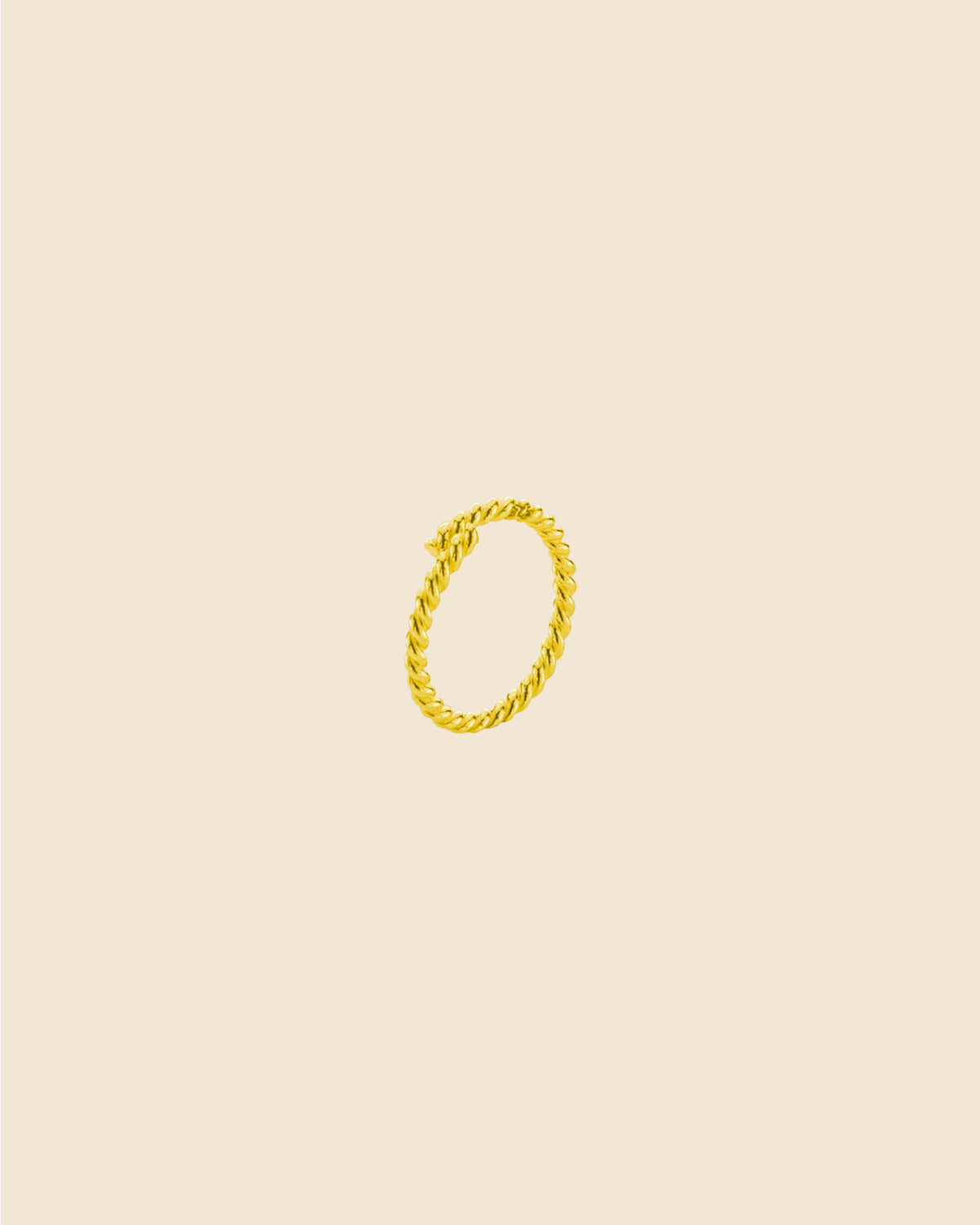 Sterling Silver Twisted Rope Nose Ring