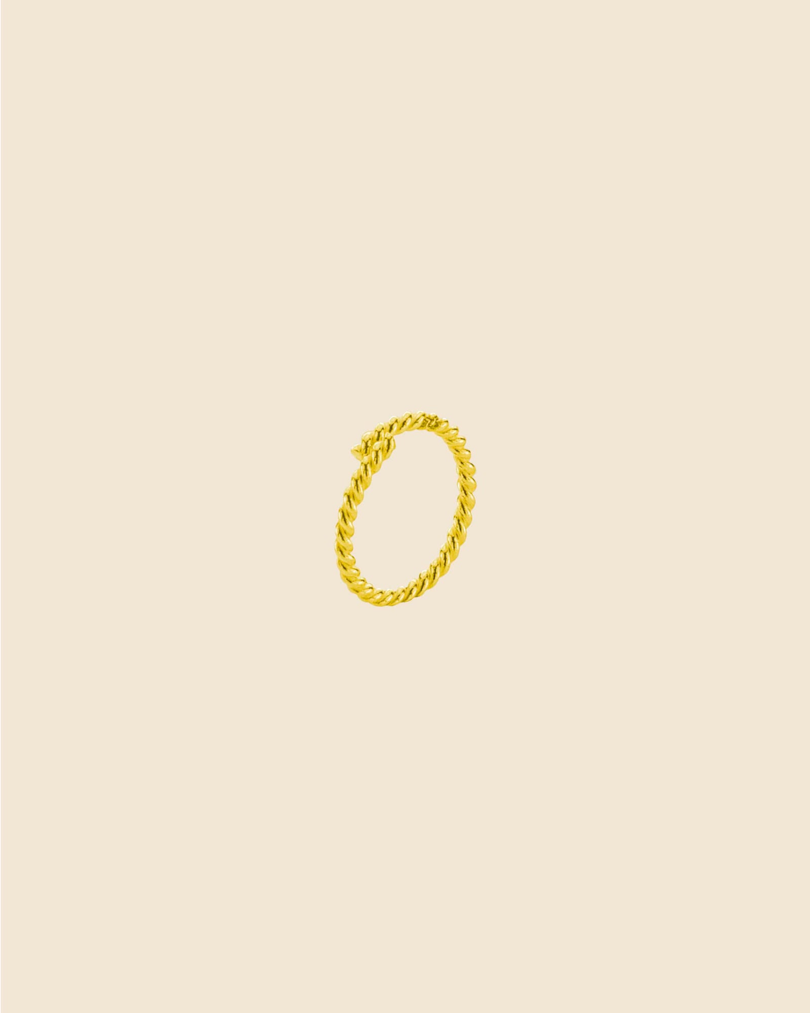 Sterling Silver Twisted Rope Nose Ring
