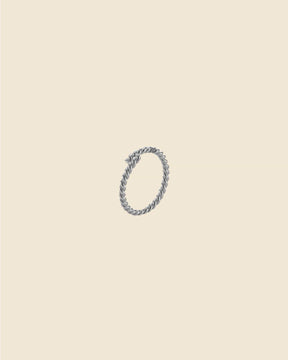 Sterling Silver Twisted Rope Nose Ring