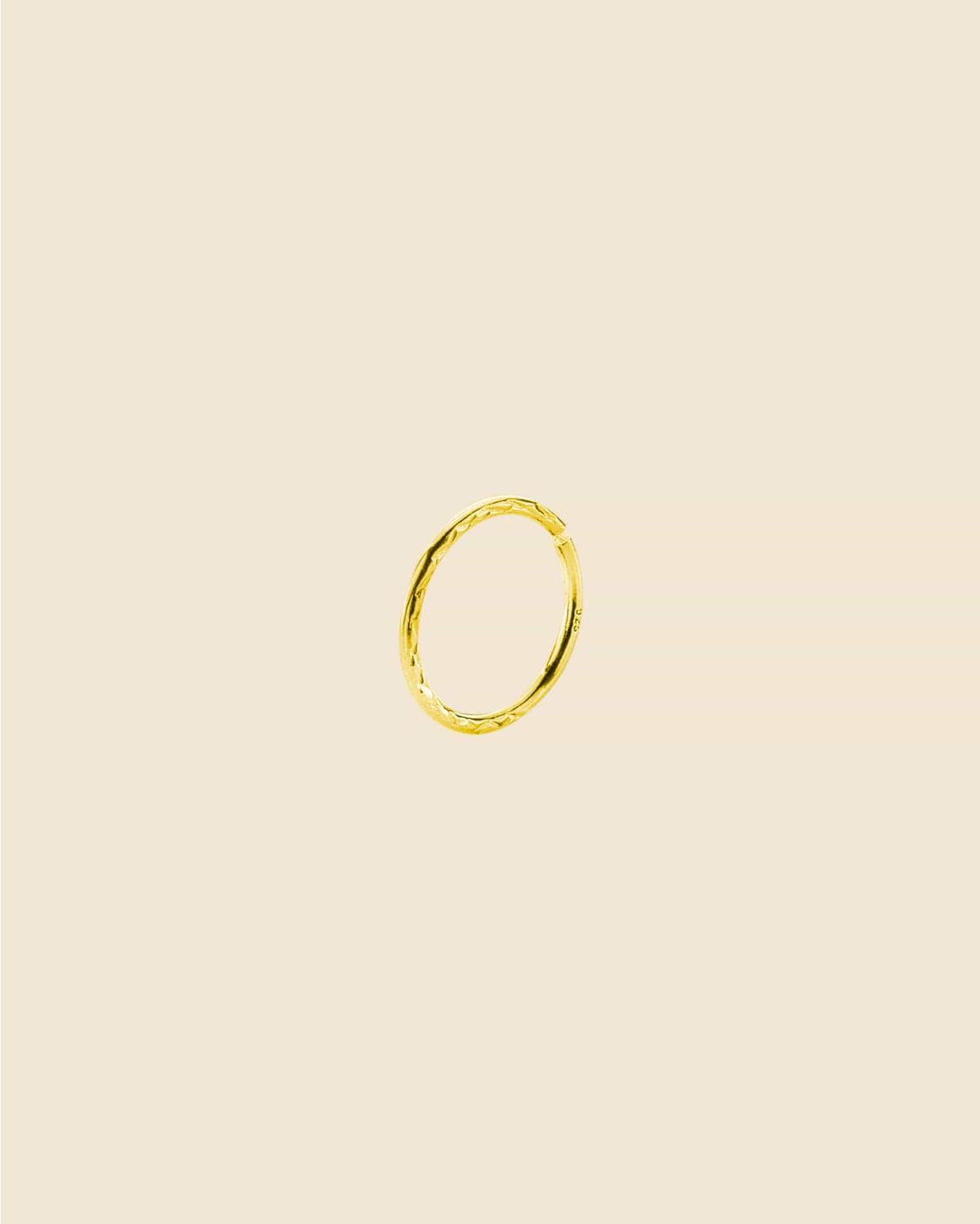 Sterling Silver Textured Nose Ring