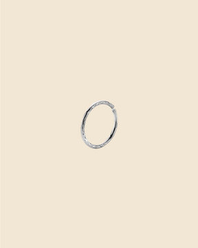 Sterling Silver Textured Nose Ring