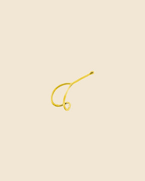 Sterling Silver Double Ring Illusion Nose Stud