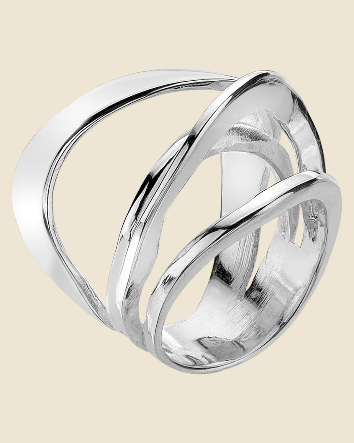 Sterling Silver Sculptured Ring