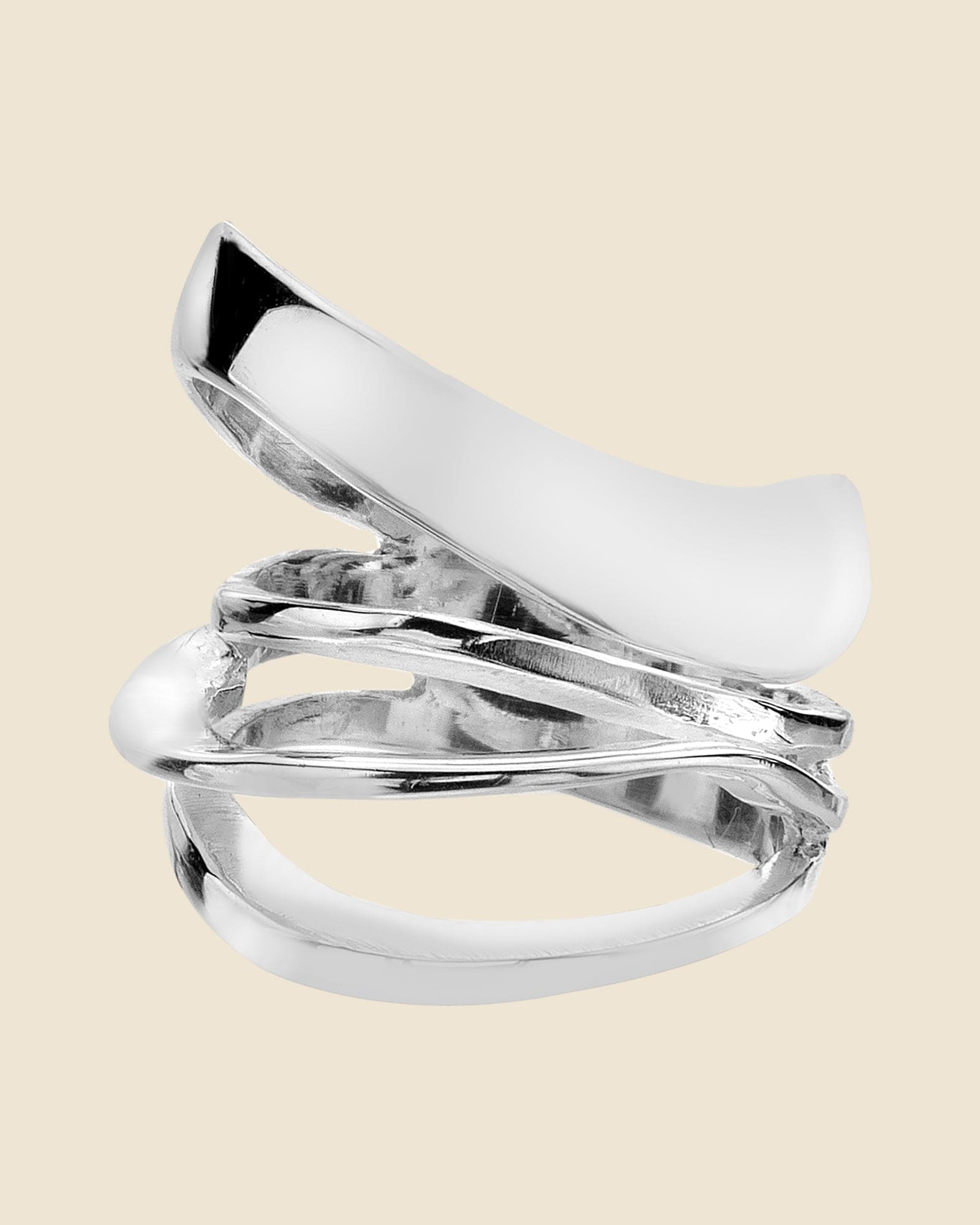 Sterling Silver Sculptured Ring