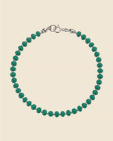 Sterling Silver and Turquoise Bead Bracelet