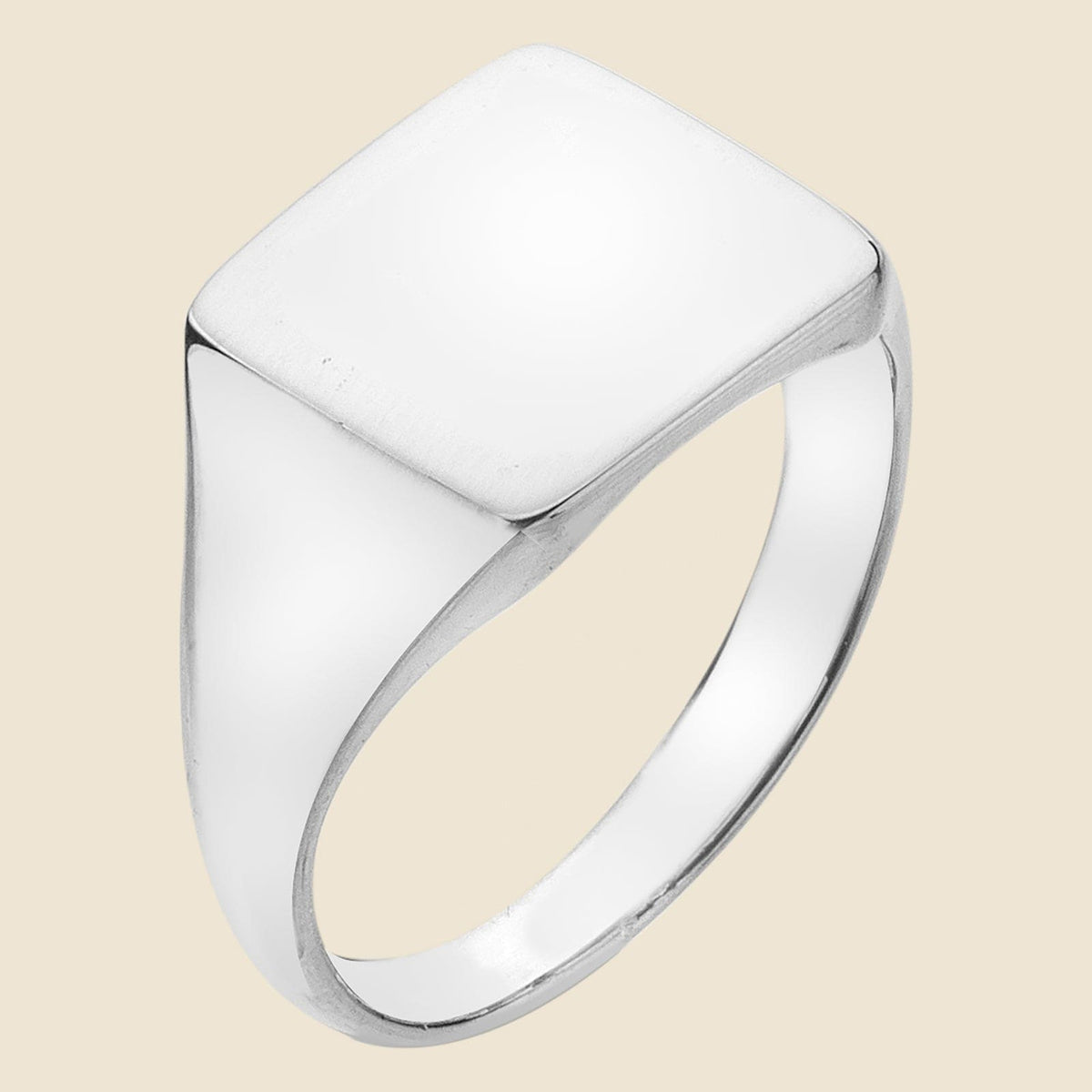 Sterling Silver Long Rectangle Ring - Choose Your Color, .925 Pure Silver, Durable & Timeless