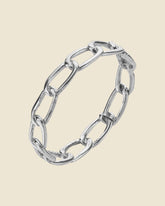 Sterling Silver Link Chain Ring