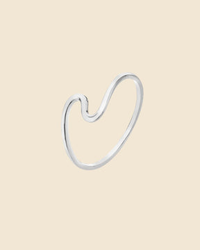 Sterling Silver Dainty Swirl Ring