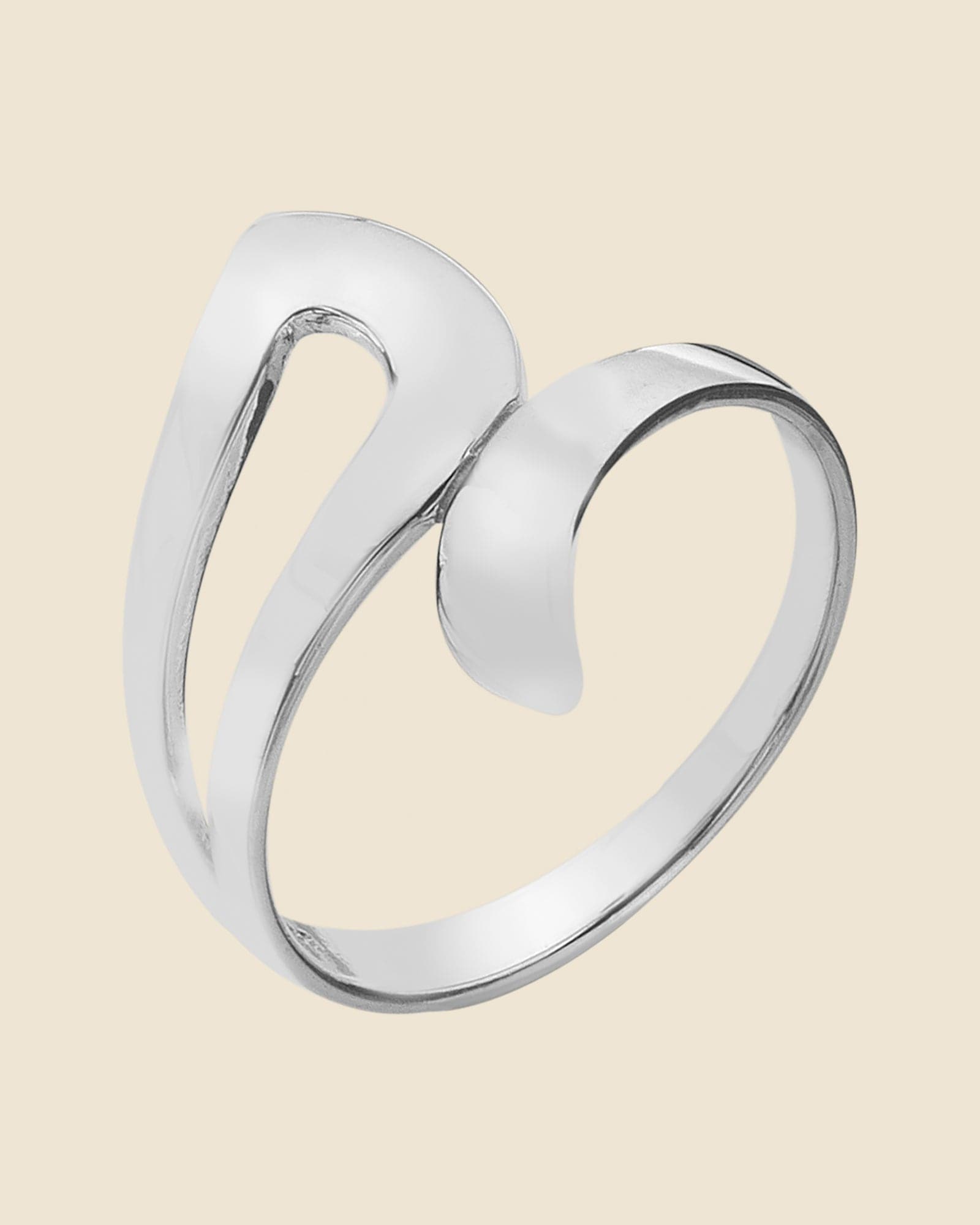 Sterling Silver Swirl Sculpture Ring