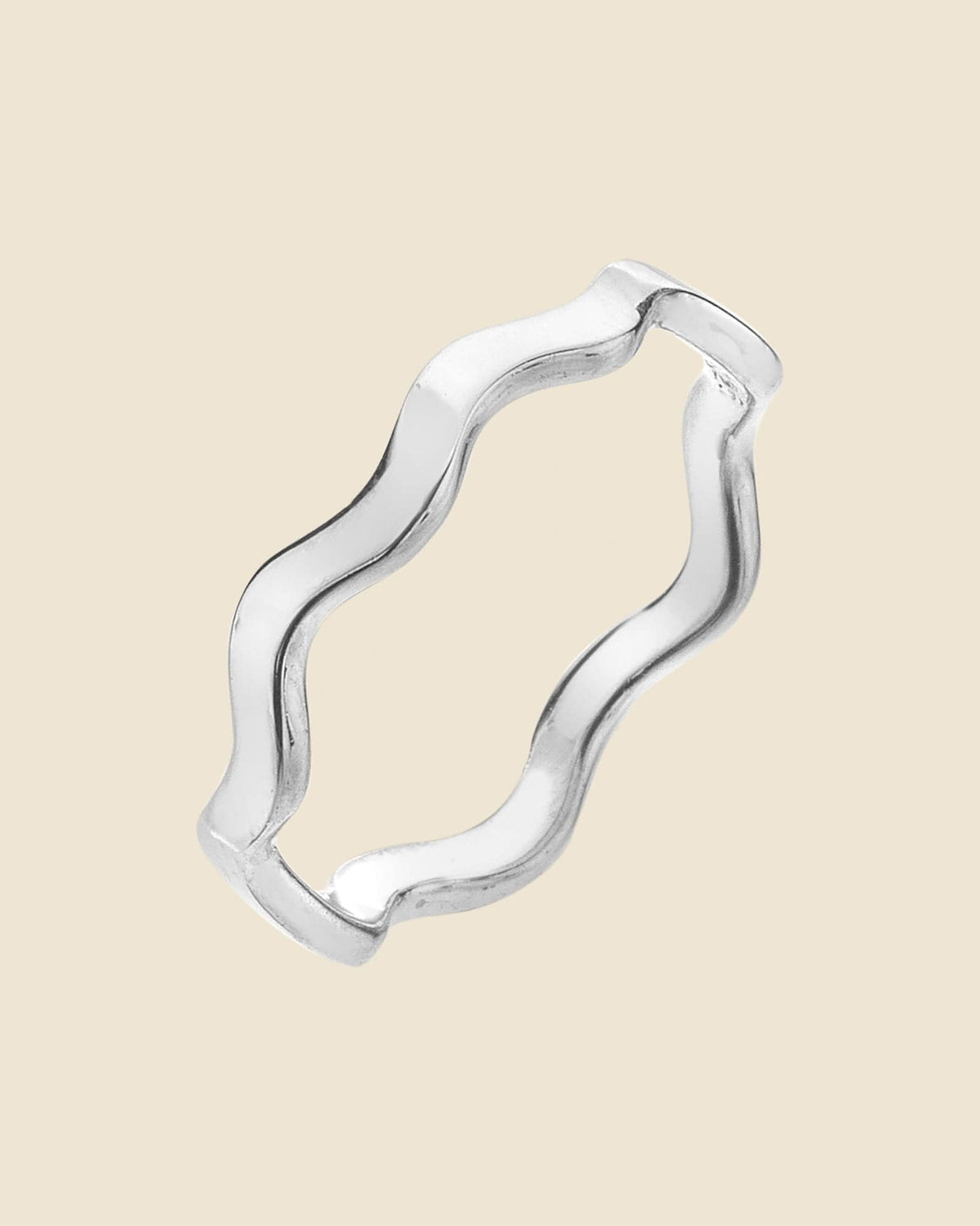 Sterling Silver Zig Zig Ring