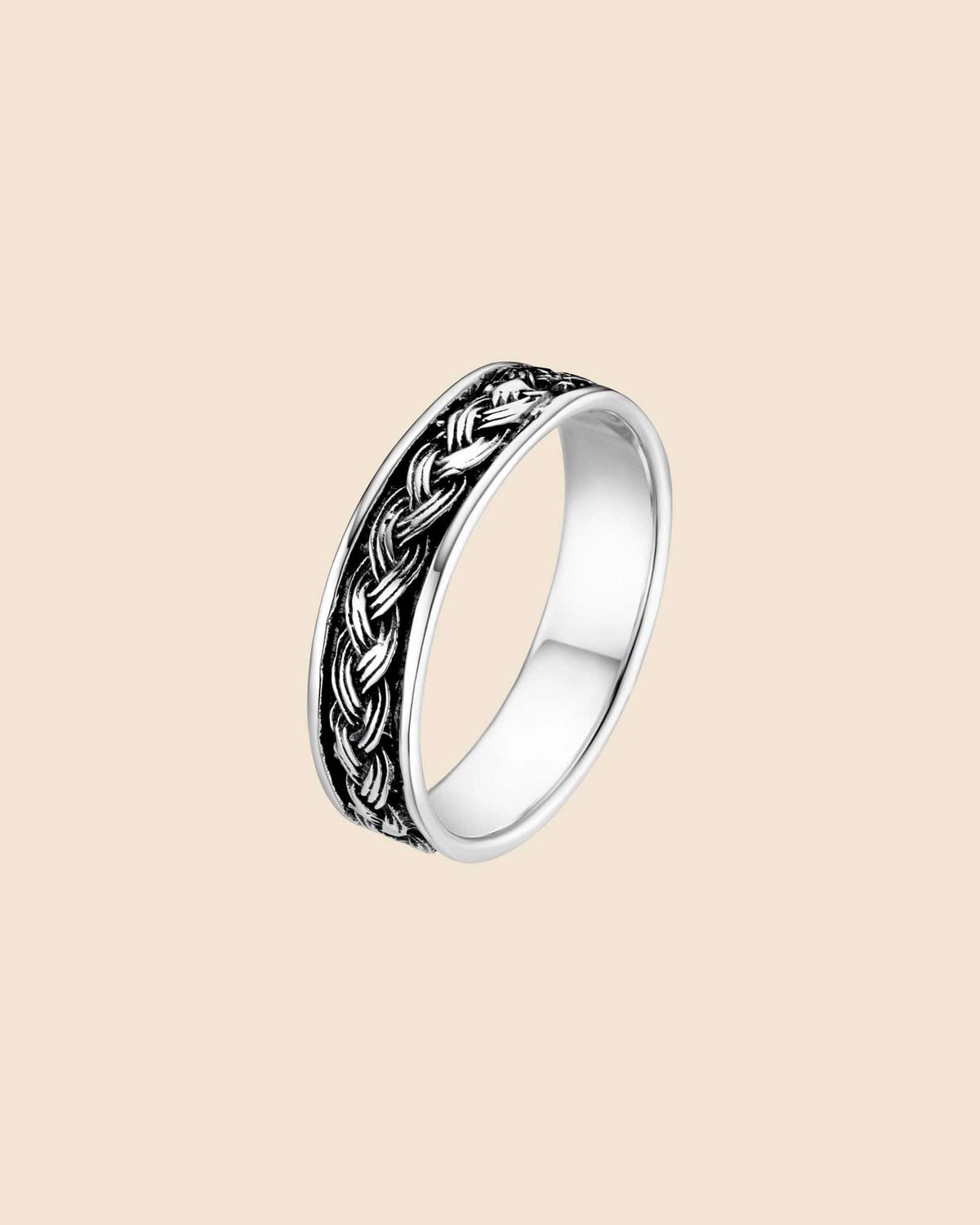 Sterling Silver Braided Band Ring