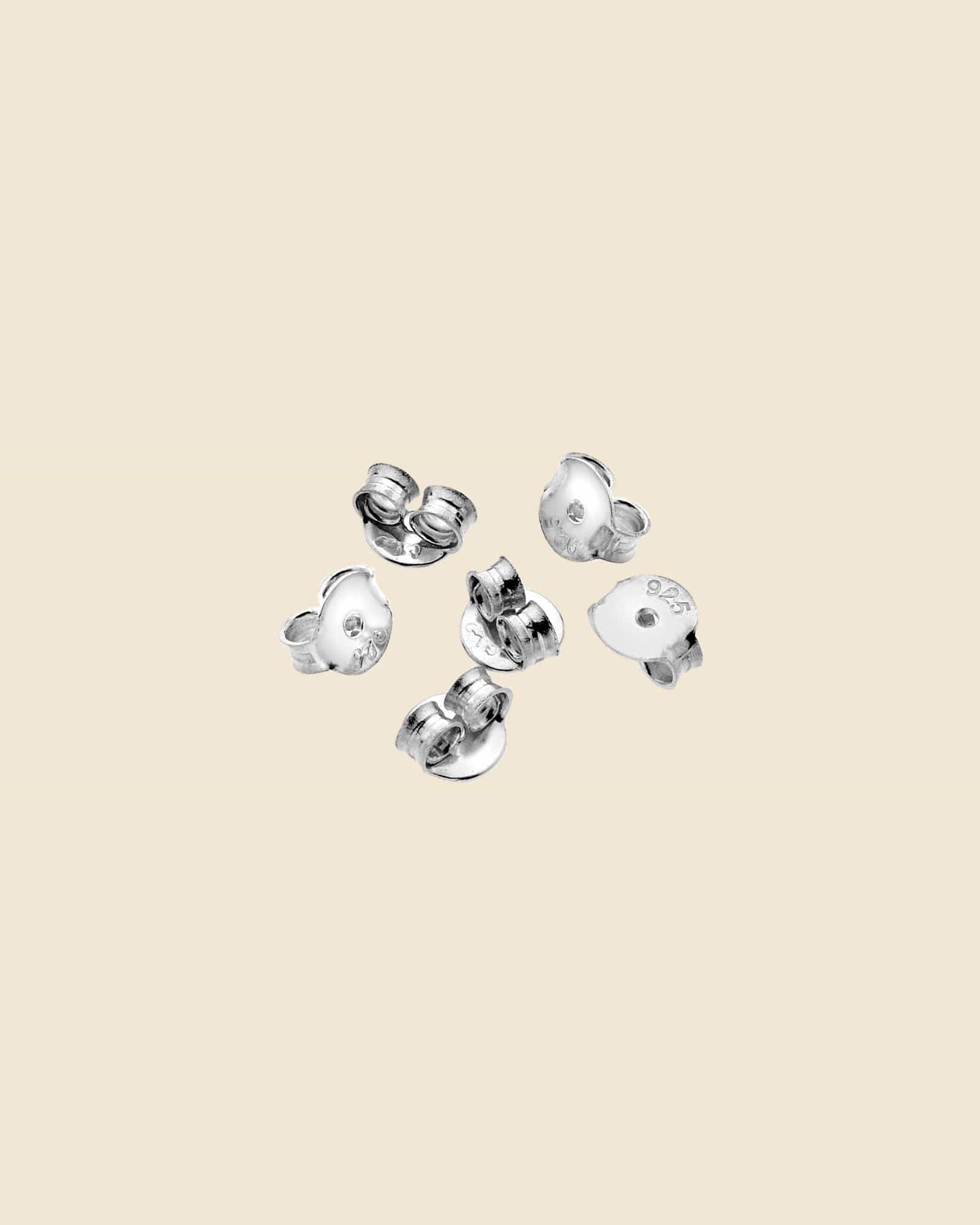 Pack of 10 Sterling Silver Earring Backs