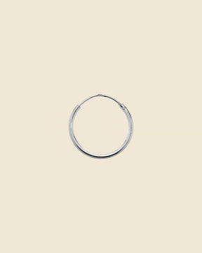 Sterling Silver Simple Individual Sleeper Hoop