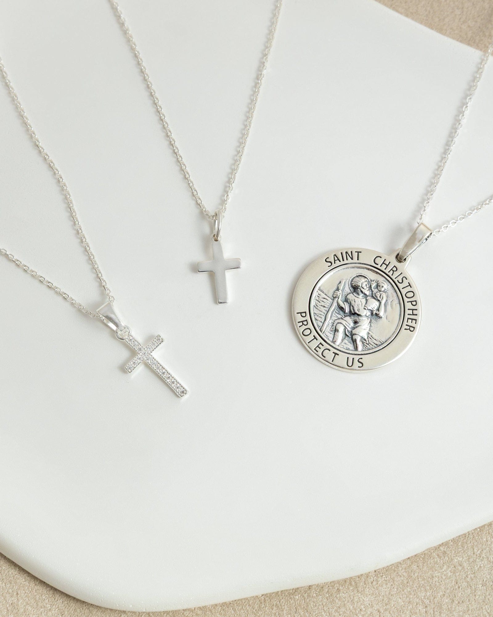 Sterling Silver Tiny Cross Pendant