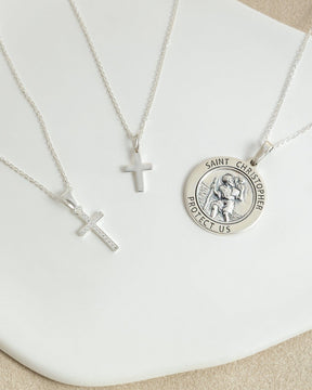 Sterling Silver Tiny Cross Pendant