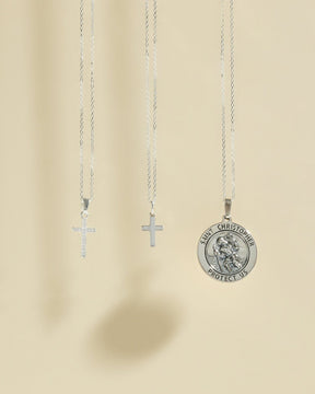 Sterling Silver Tiny Cross Pendant