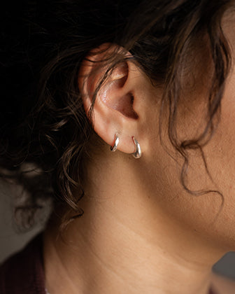Essential Hoop Earrings 3mm  Cadette Jewelry