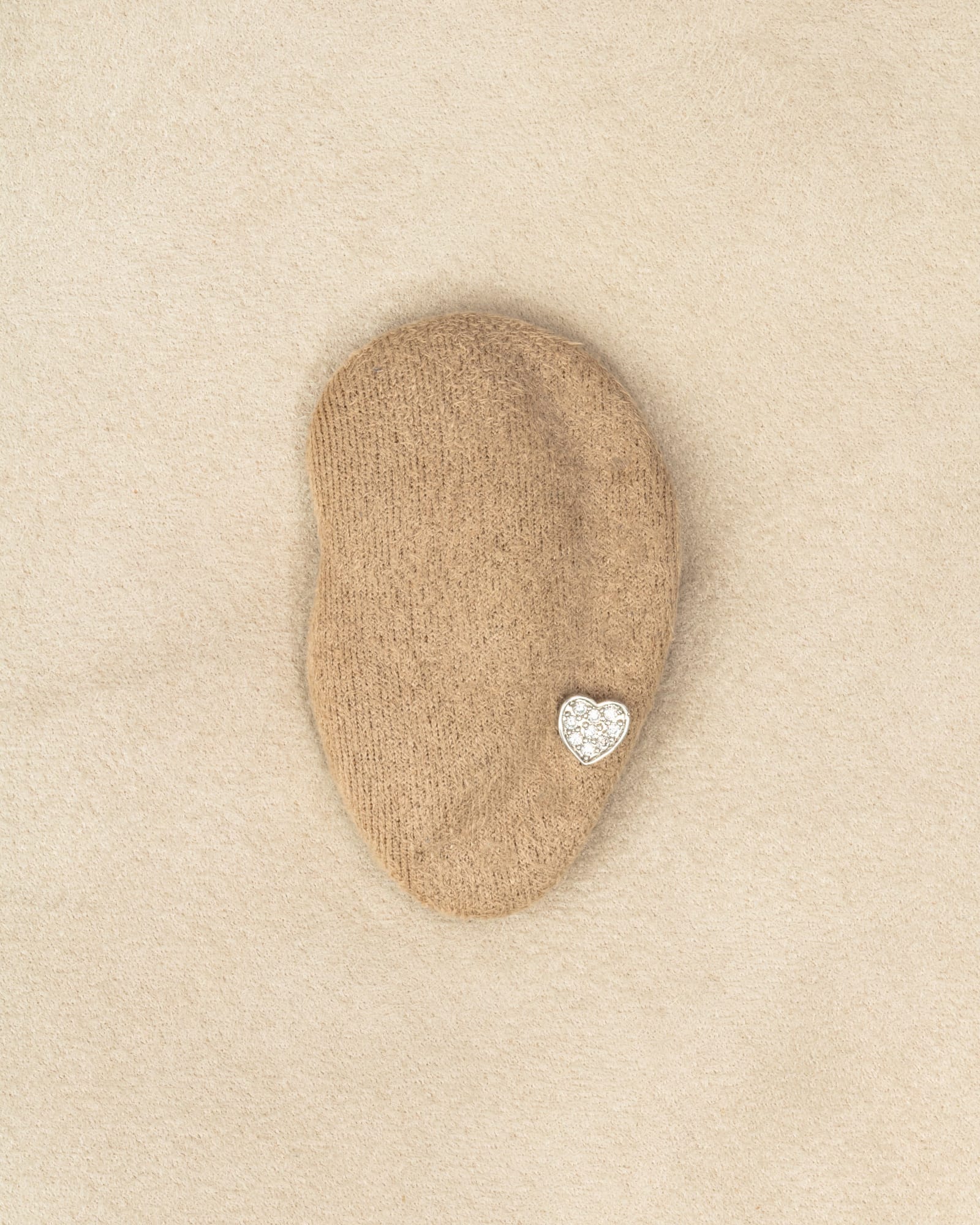 Surgical Steel Crystal Heart Labret