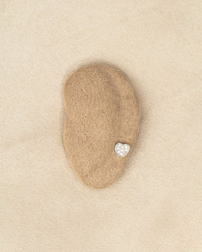 Surgical Steel Crystal Heart Labret