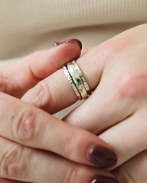 Sterling Silver Texture Spinner Ring