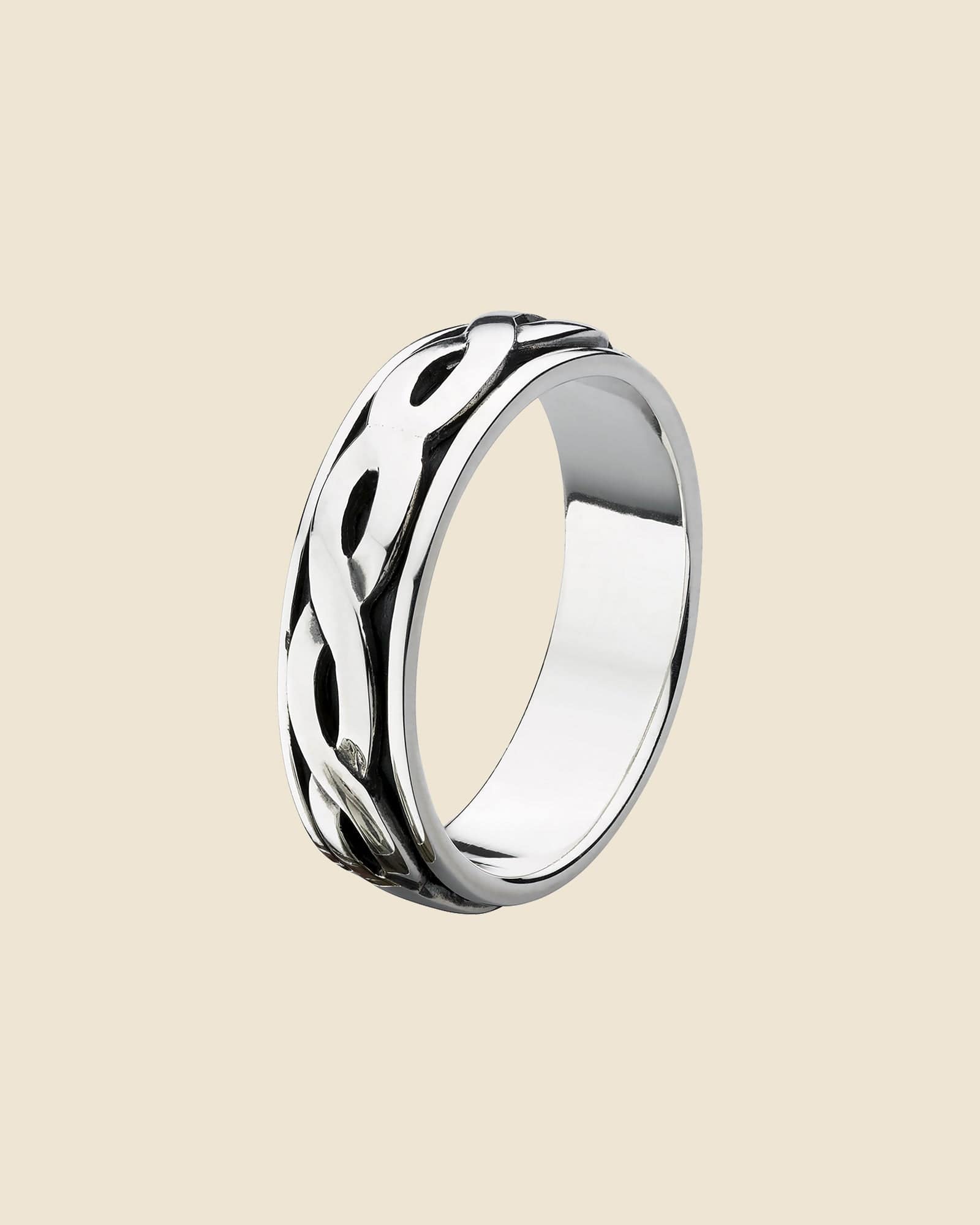 Sterling Silver  Celtic Spinning Ring