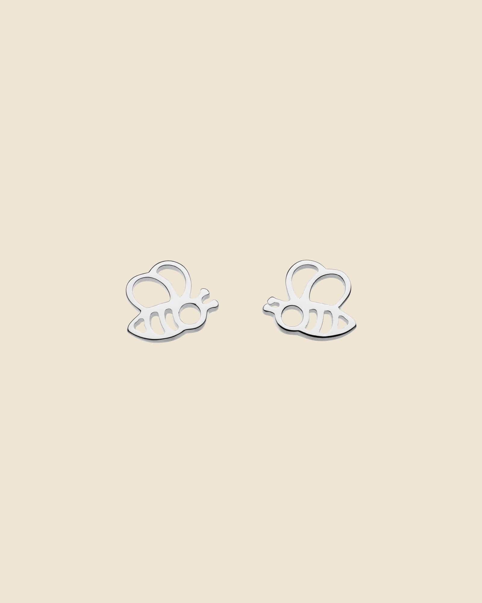 Sterling Silver bee studs