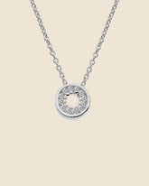 Sterling Silver and Cubic Zirconia Polo Necklace