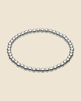 Simple Sterling Silver Ball Bracelet