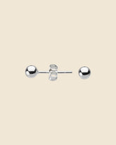 Sterling Silver 4mm Bead Studs