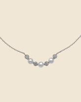 Sterling Silver and Freshwater Pearl Grace Necklace