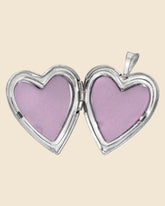 Sterling Silver Engraved Tree Heart Locket