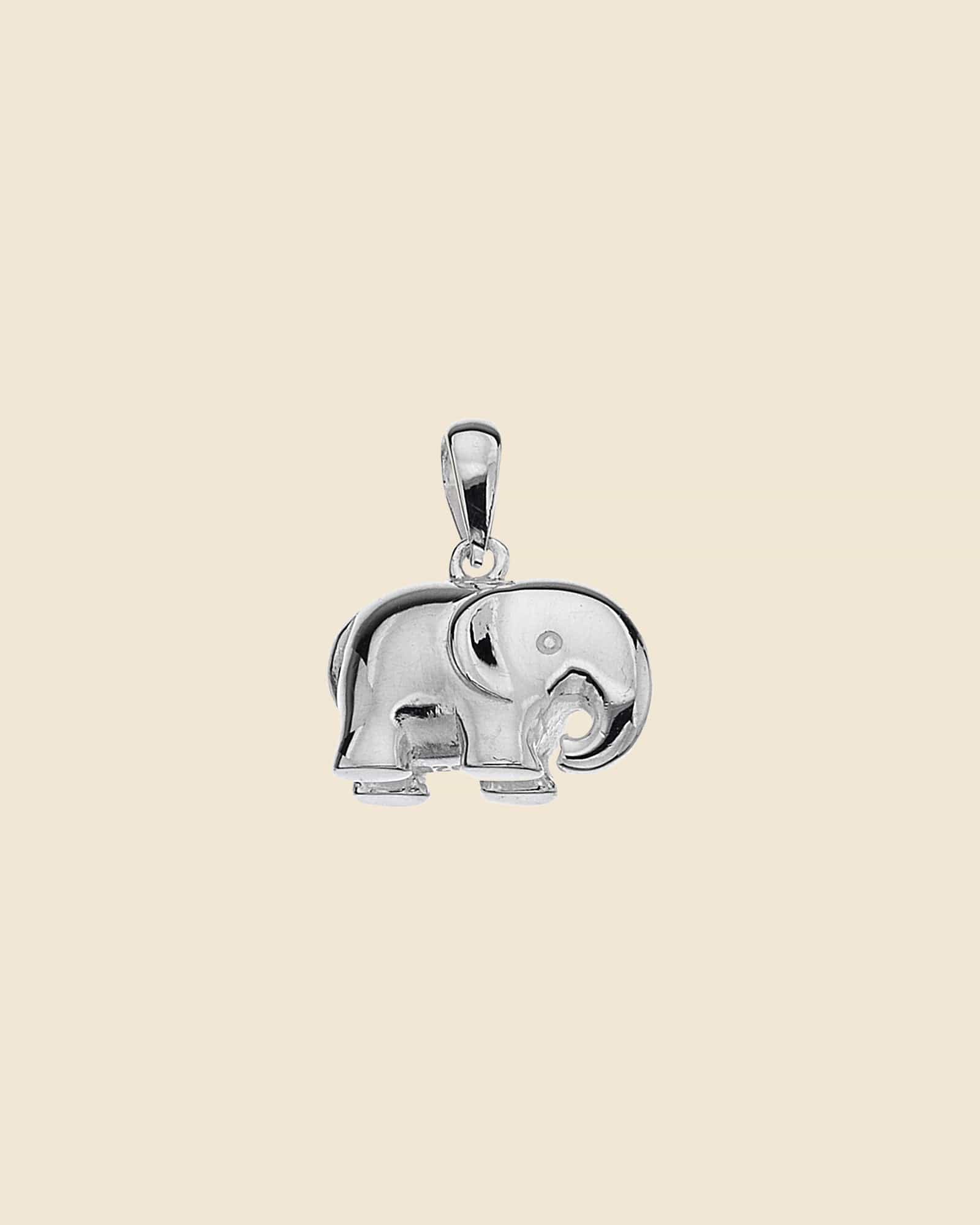 Sterling Silver Little Elephant Pendant